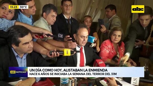 Video: Un día como hoy, alistaban la enmienda - ABC Noticias - ABC Color