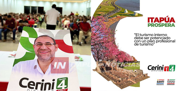 ITAPÚA DEBE POTENCIAR EL TURISMO INTERNO PARA SER UN DESTINO DE TODO EL AÑO, DICE CERINI - Itapúa Noticias