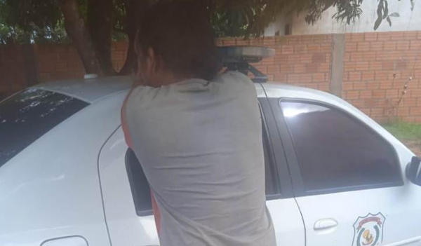 Sujeto detenido tras amenazar de muerte a familiares en estado etílico - Noticiero Paraguay