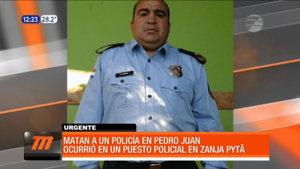 Sicario mató a policía en Pedro Juan Caballero | Telefuturo