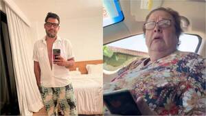 [VIDEO] Conductor de TV asustó todito mal a su mamá anga