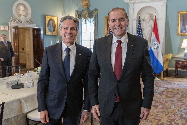 Paraguay y Estados Unidos ratifican buenas relaciones en reunión de cancilleres - .::Agencia IP::.
