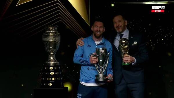 [VIDEO] Homenaje a la sele Argentina: Lágrimas, actuación de “La Sole” y regalos para Leo Messi