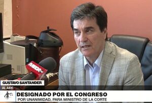 Gustavo Santander comprometido a mejorar la administración de Justicia en el país - Megacadena — Últimas Noticias de Paraguay