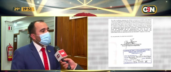 El CM insta renunciar a Jorge Bogarín: "Hay que cuidar la institución donde se está" dice el Dr. Paciello - C9N