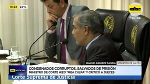 Video: Condenados corruptos, salvados de prisión  - ABC Noticias - ABC Color