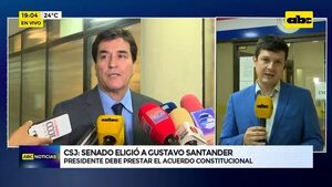 Video: Senado designa a Gustavo Santander nuevo ministro de la Corte Suprema - ABC Noticias - ABC Color