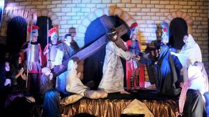 Anticipan la Semana Santa con tradicional Vía Crucis viviente