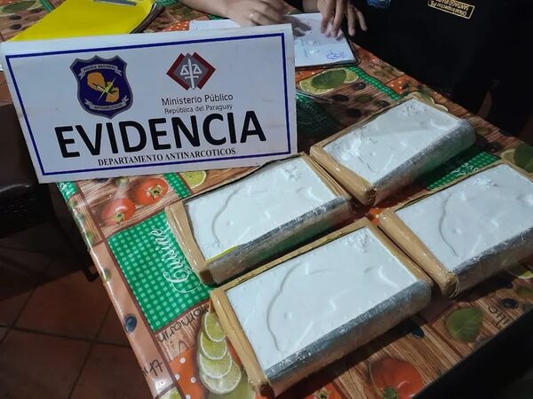 Brasilero cae con más de 4 kilos de cocaína en Pedro Juan Caballero - Policiales - ABC Color