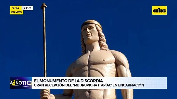 Video: La estatua de “Mburuvicha Itapúa” - ABC Noticias - ABC Color