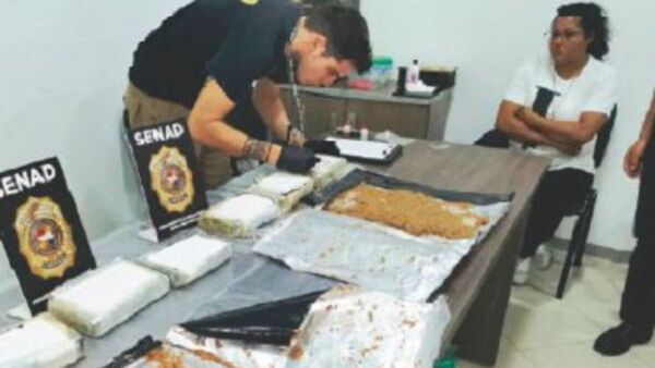 Mani ku'i que era "para regalo" tenía más de 6 kilos de cocaína