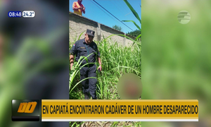 Hallan cadáver de hombre desaparecido en Capiatá | Telefuturo