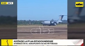 Avión de la Fuerza Aérea de EE.UU. llega al país y genera rumores