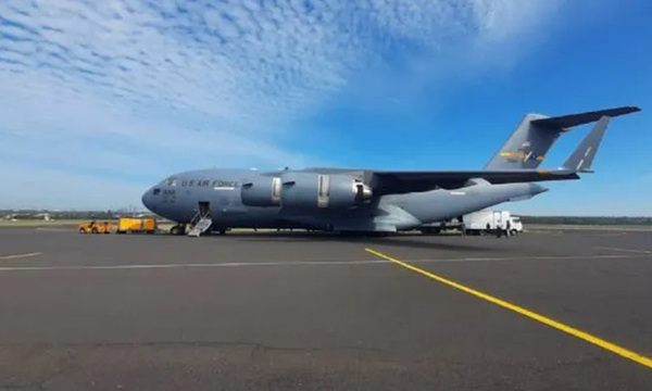 Aterrizó en Paraguay Avión carguero de la Fuerza Aérea de EEUU - OviedoPress