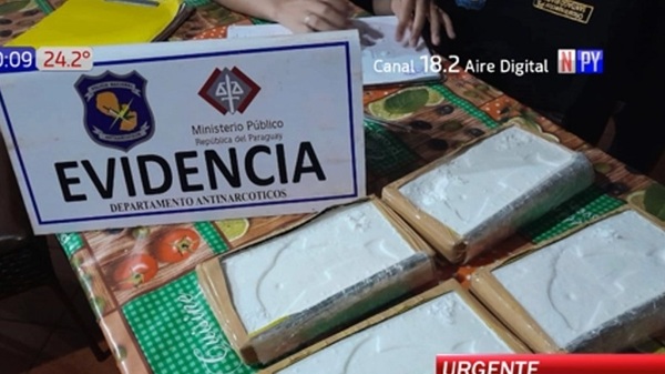 Detienen a brasileño con más de 4 kilos de cocaína en PJC - Noticias Paraguay