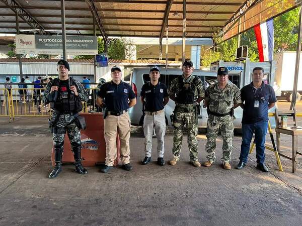 Interpol y fuerzas de seguridad se unen en el Puente San Roque González de Encarnación