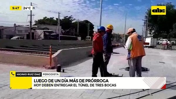 Video: Túnel de Tres Bocas debía finalizar - ABC Noticias - ABC Color