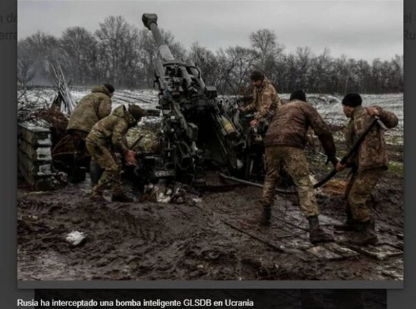 Rusia ha interceptado una bomba inteligente GLSDB en Ucrania