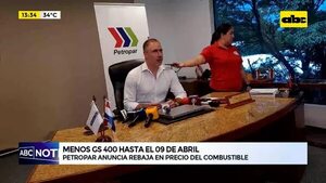 Video: Petropar anuncia rebaja en precio del combustible - ABC Noticias - ABC Color