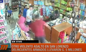 Otro violento asalto en San Lorenzo | Telefuturo