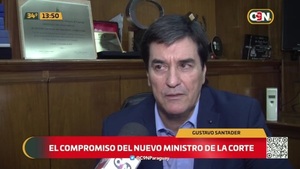 Gustavo Santander es nuevo Ministro de la CSJ - C9N