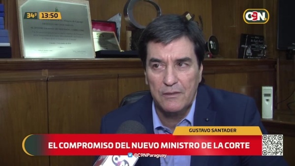 Gustavo Santander es nuevo Ministro de la CSJ - C9N