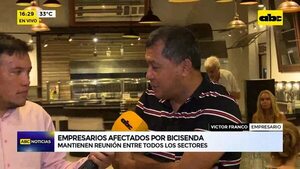 Video: Empresarios afectados por bicisenda - ABC Noticias - ABC Color