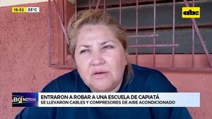 Video: Entraron a robar a una escuela de Capiatá - ABC Noticias - ABC Color