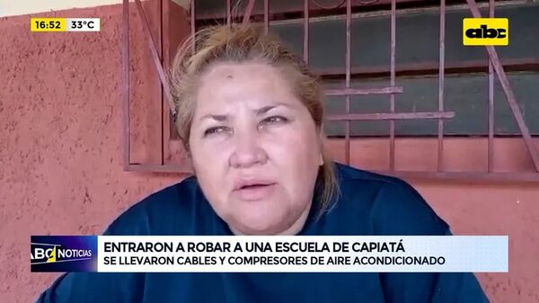 Video: Entraron a robar a una escuela de Capiatá - ABC Noticias - ABC Color