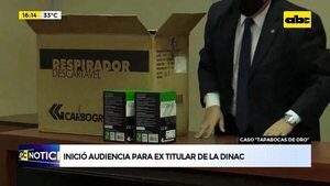 Video: Inició audiencia para extitular de la DINAC - ABC Noticias - ABC Color