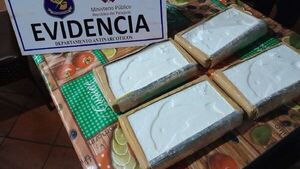 Brasileño cae con 4 kilos de cocaína en Pedro Juan Caballero