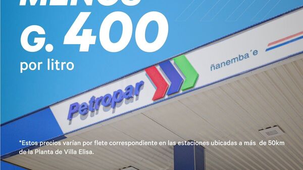 Petropar anunció que bajarán dos tipos de combus por Semana Santa