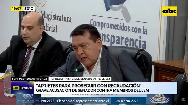 Video: Senador acusa a miembros del JEM de realizar “aprietes” - ABC Noticias - ABC Color