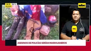 Video: Asesinos de policías serían marihuaneros  - Crimen y castigo - ABC Color