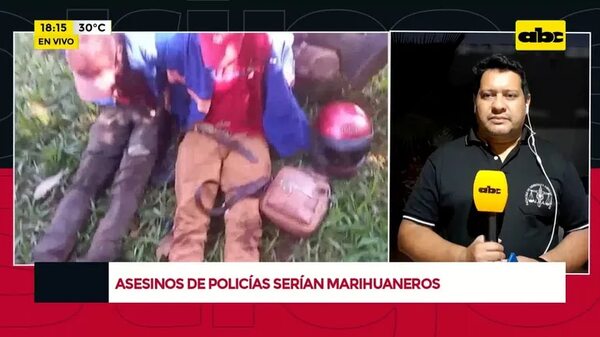 Video: Asesinos de policías serían marihuaneros - Crimen y castigo - ABC Color