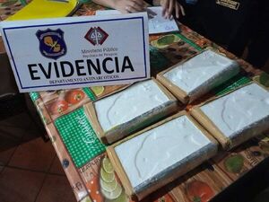 Brasileño cae con 4 kilos de cocaína en Pedro Juan Caballero