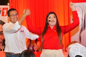 Bettina Aguilera y “Landy” Torres sellan unidad ante equipo político departamental - La Clave