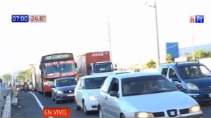 El túnel de Tres Bocas ya está operativo pero con caos vehicular - Noticias Paraguay