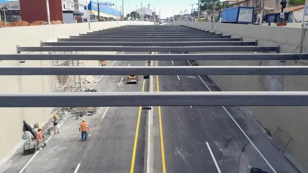 Finalmente habilitaron el túnel de Tres Bocas, pero tránsito sigue lento