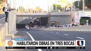 Habilitan túnel de Tres Bocas con algunas complicaciones en el tránsito - Unicanal