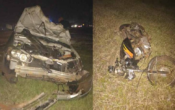 Choque entre automóvil y una motocicleta dejó un muerto en Campo 9 – Prensa 5