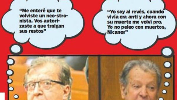 Libro de Calé: "Yo no peleo con los muertos", le dijo Galaverna a Nicanor