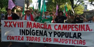 Amplio dispositivo de seguridad para la vigésima novena marcha campesina - Megacadena — Últimas Noticias de Paraguay