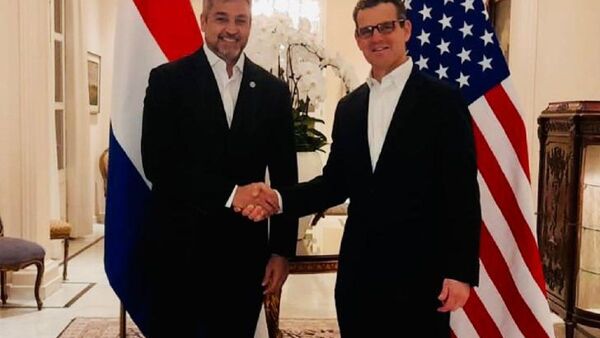 Mario Abdo se reunió con subdirector de la CIA