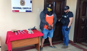 Cae vendedor de cocaína en Concepción