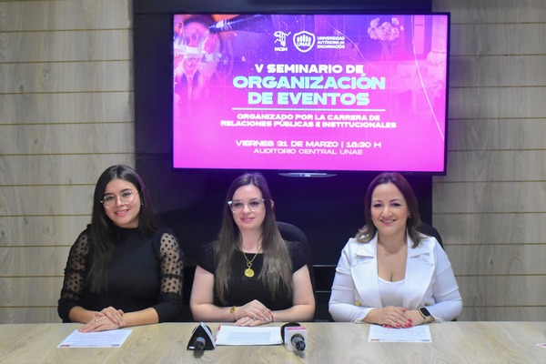 UNAE invita al V Seminario Internacional de Organización de Eventos