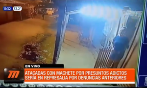 Atacada con machete por presuntos adictos | Telefuturo