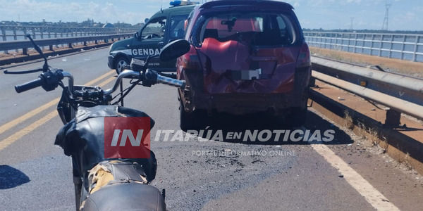 ACCIDENTADO EN EL PUENTE INTERNACIONAL TERMINÓ INTERNADO - Itapúa Noticias