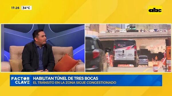 Video: Habilitan Túnel de Tres Bocas - Factor Clave - ABC Color