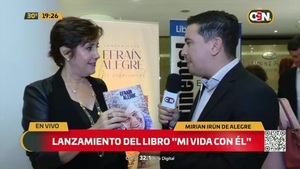 Lanzamiento del libro: "Efraín Alegre, Mi Vida Con Él" - C9N